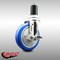 Service Caster 5 Inch 316SS Blue Polyurethane Swivel 1-5/8 Inch Expanding Stem Caster Brake SCC-SS316EX20S514-PPUB-BLUE-TLB-158 - alternate 4